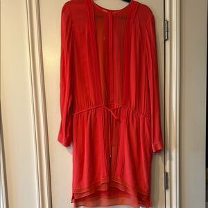 DVF Mini Long Sleeve Dress